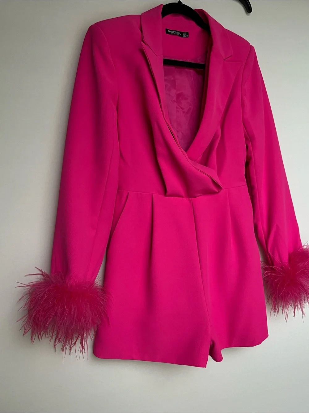 Nasty Gal Vibrant Hot Pink Romper - Picture 2 of 7